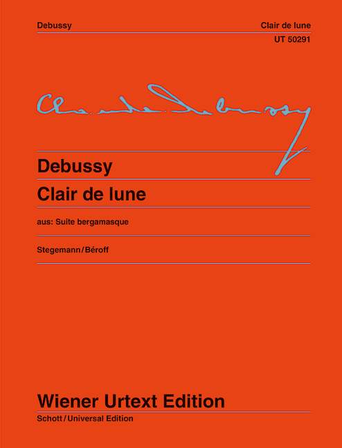 Debussy: Clair de Lune for Piano published by Wiener Urtext